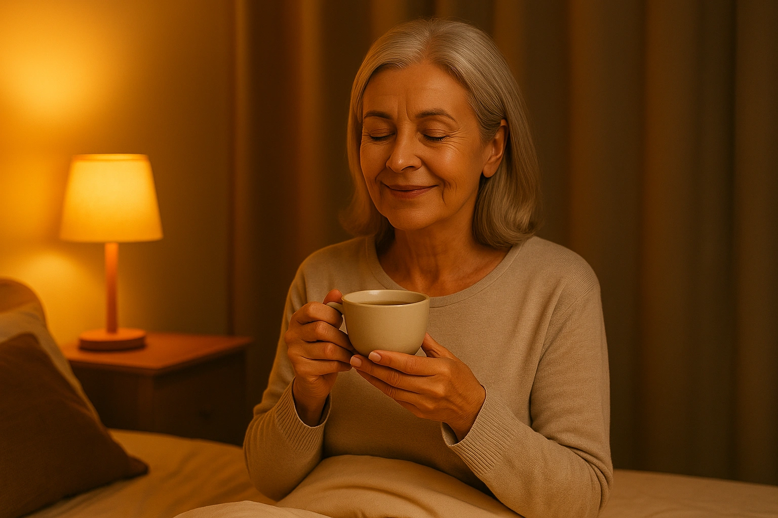 At-home nightly routine setup